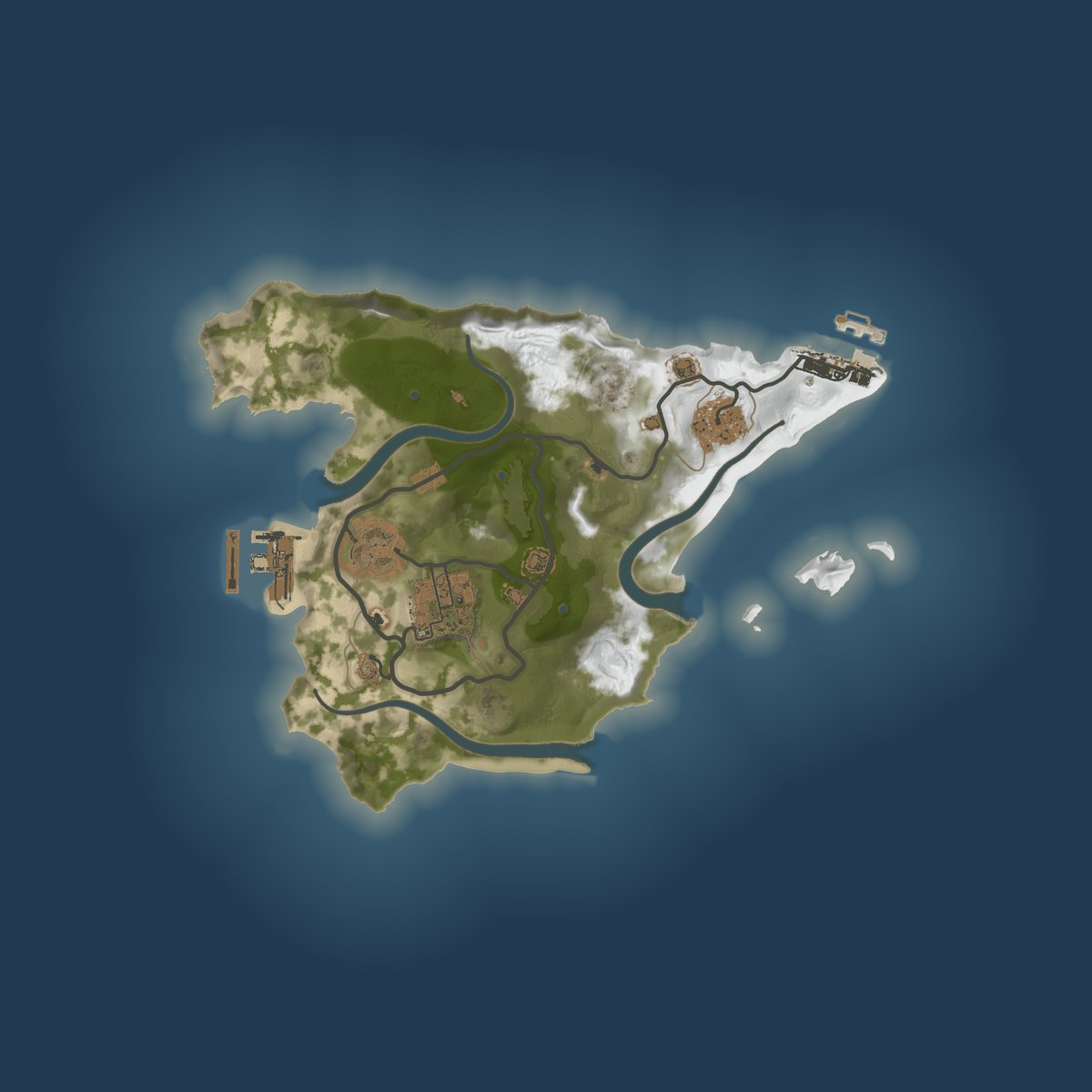 BLACKLANDING map render