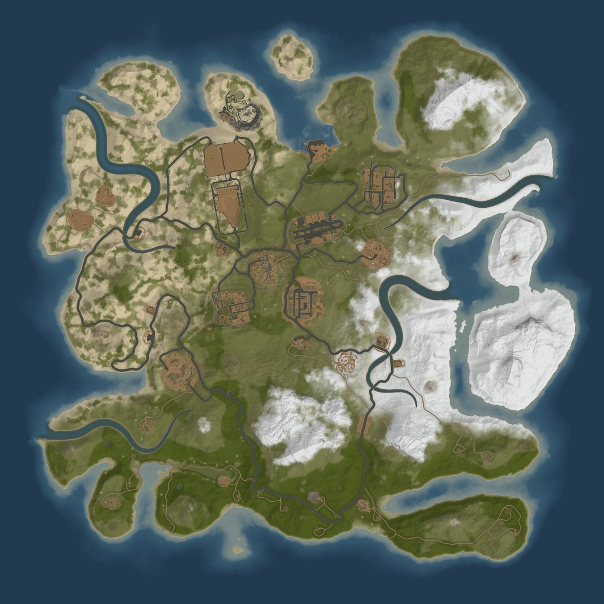 NORTHBLUFF map render